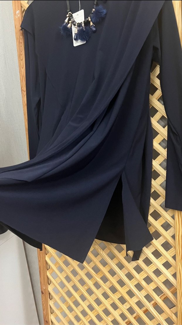 Siyah Uzun Kollu Kadın ikili takım 1/2 beden - Görsel 4