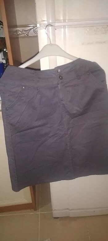 Gas Jeans Lastikli düz kumaş