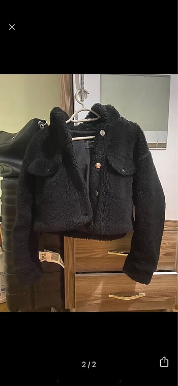 Pull and Bear Peluş mont