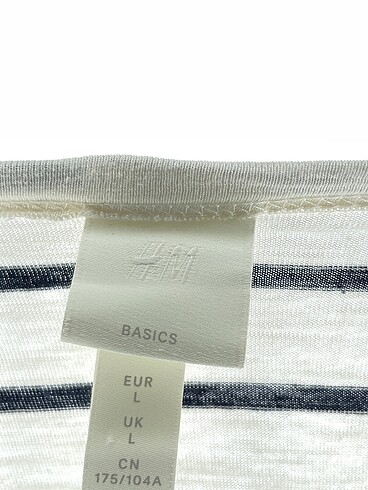 l Beden beyaz Renk H&M Uzun Elbise %70 İndirimli.