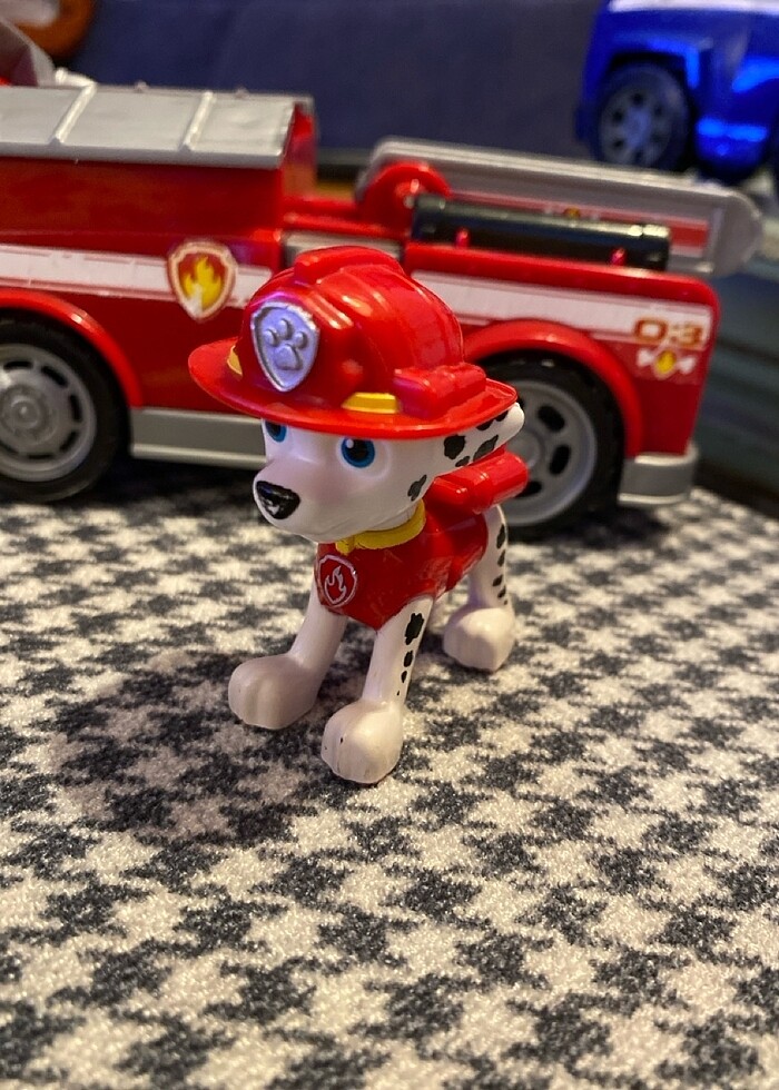 Paw petrol görev araçları ve figürü(Marchall) - Görsel 5