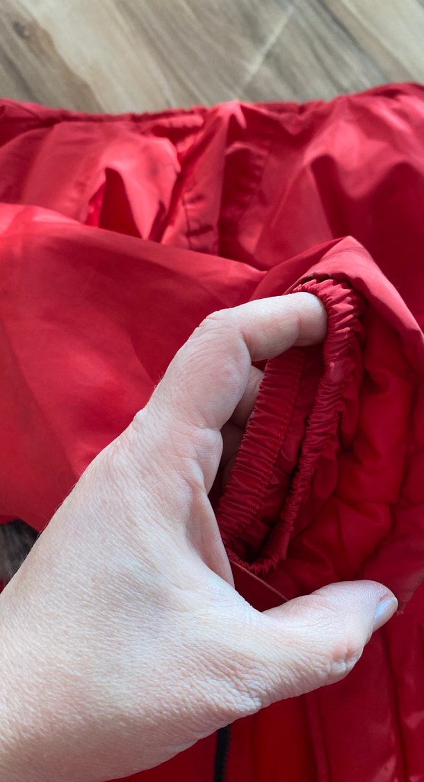 Kürklü Kapüşonlu Kırmızı Erkek Çocuk Mont - Görsel 5