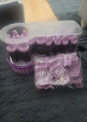 Mor Saç Bigudisi Seti - Görsel 2