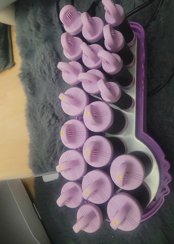 Mor Saç Bigudisi Seti - Görsel 6