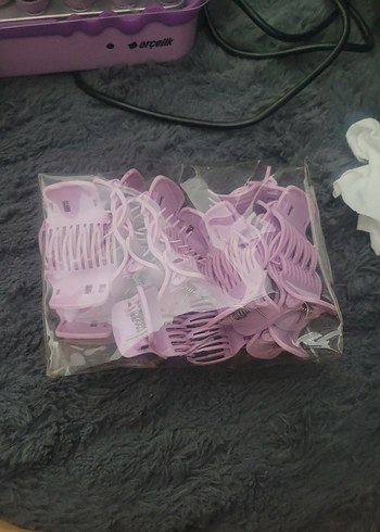 Mor Saç Bigudisi Seti - Görsel 5