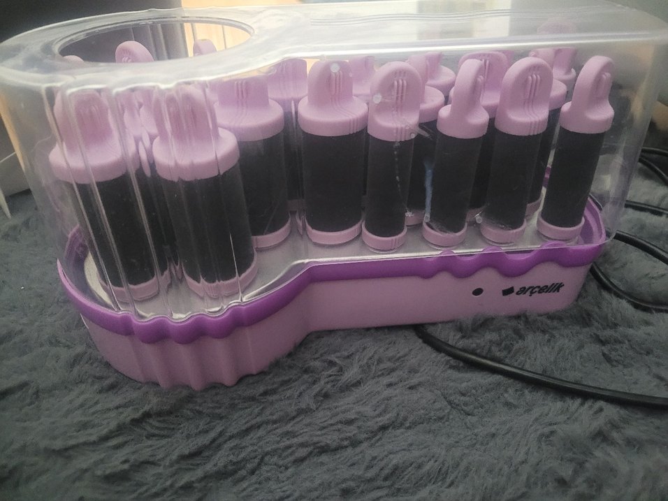 Mor Saç Bigudisi Seti - Görsel 4