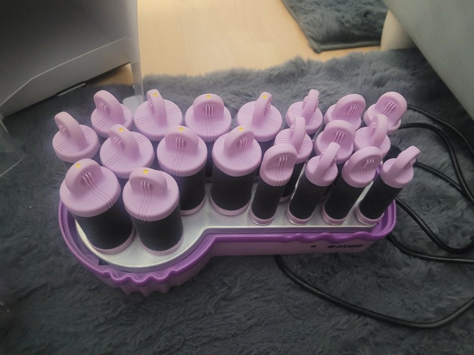 Mor Saç Bigudisi Seti - Görsel 3