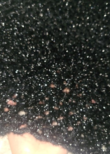 Siyah Örgü Kadın şal - Görsel 3