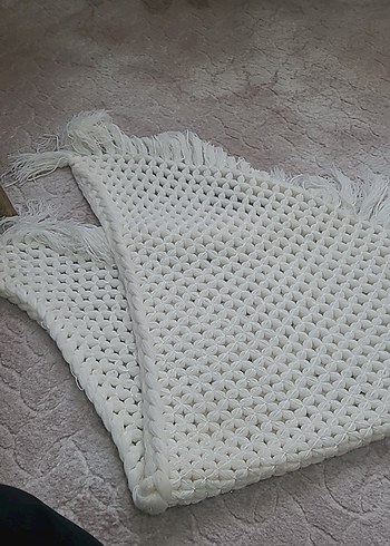 Beyaz İşlemeli şal - Görsel 3