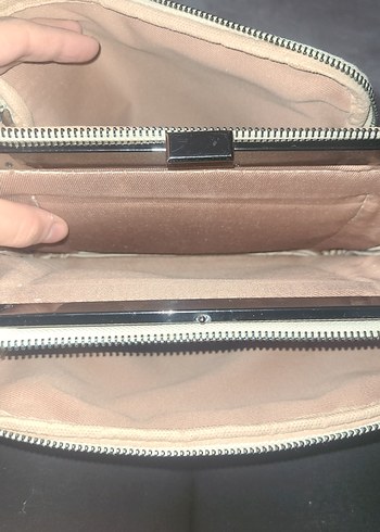 Bej Deri Kadın Çanta - Görsel 5