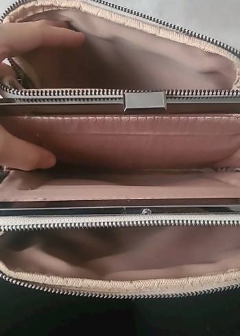 Bej Deri Kadın Çanta - Görsel 4