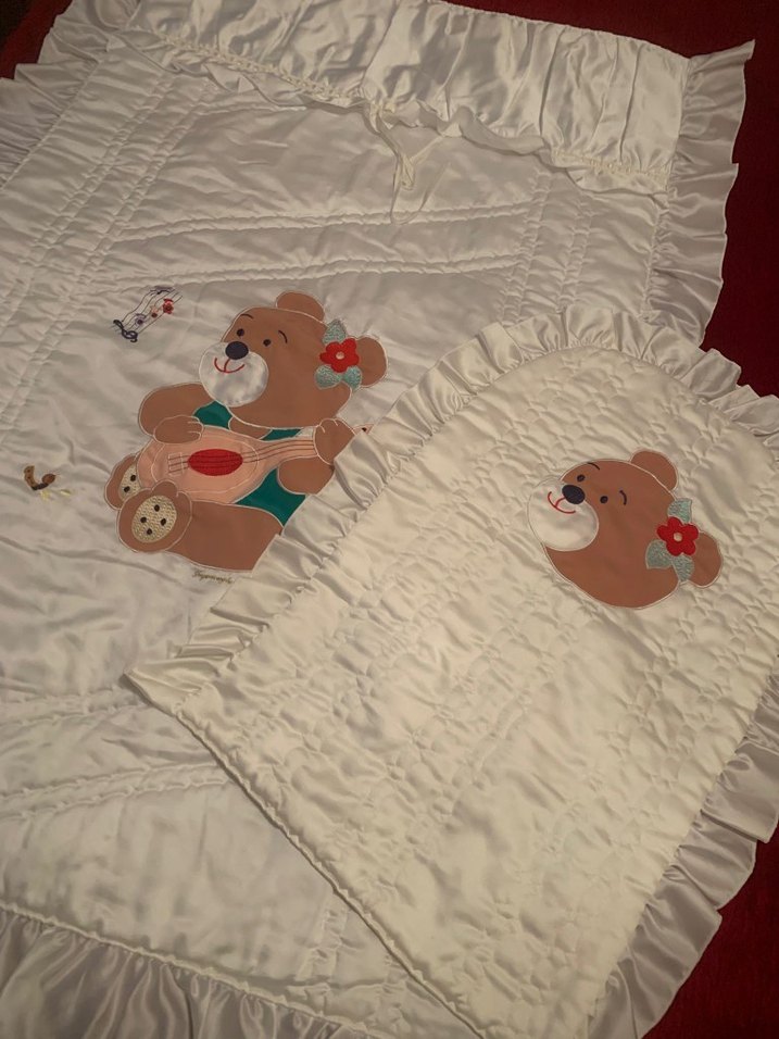 Nakışlı Bebek Yatak Örtüsü - Görsel 2