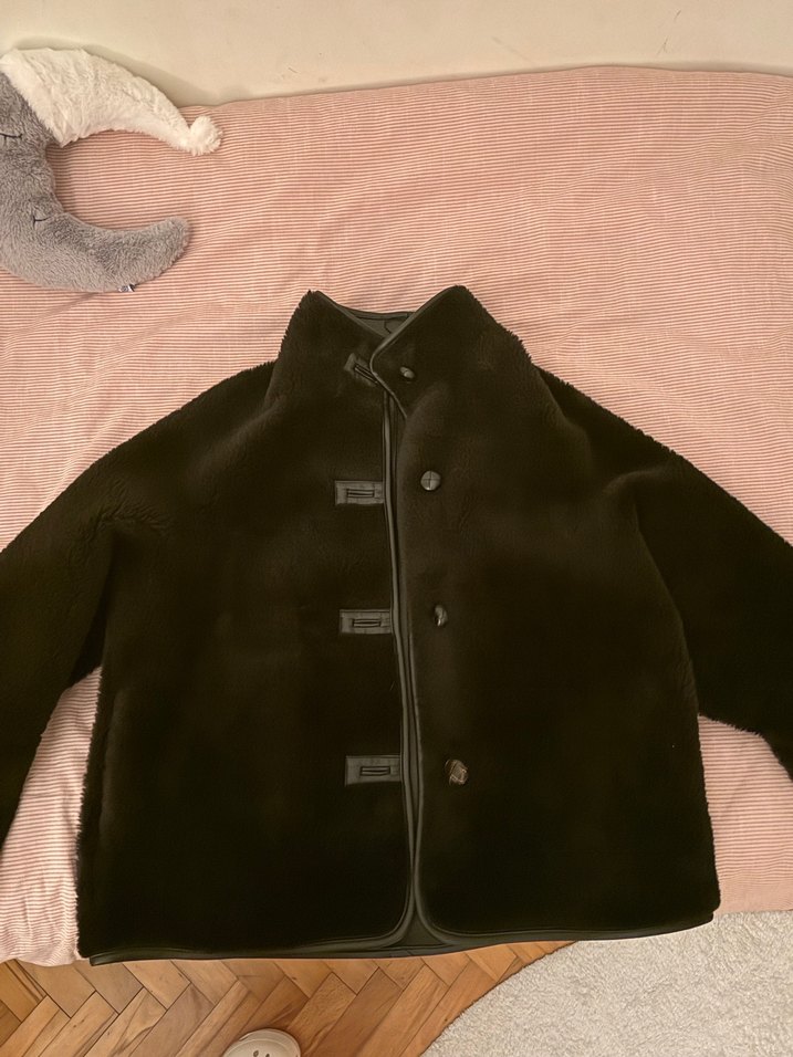 Mango kürk ceket - Görsel 2