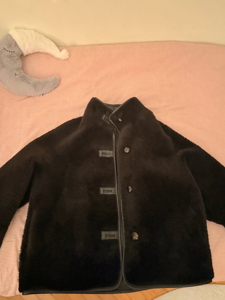 Mango kürk ceket - Görsel 4