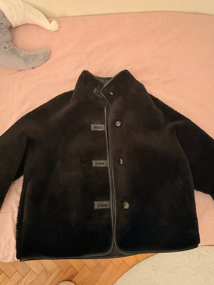 Mango kürk ceket - Görsel 5