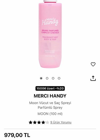 Merci Handy Vücut ve Saç Parfüm Spreyi - Görsel 2