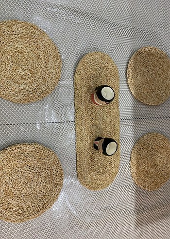 Bohem Tarz Hasır Amerikan Servis Seti - Görsel 3