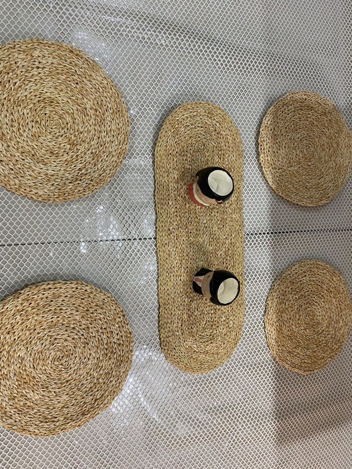 Bohem Tarz Hasır Amerikan Servis Seti - Görsel 3