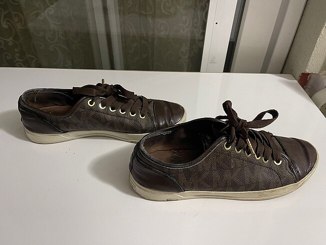 37,5 Beden kahverengi Renk Orjinal Michael Cors Ayakkabı