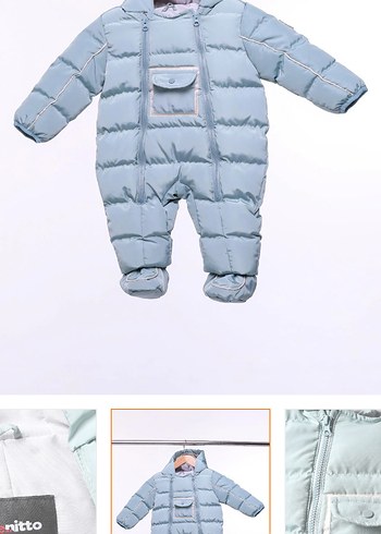 Benittokids Yeşil Bebek Astronot Tulum - Görsel 5