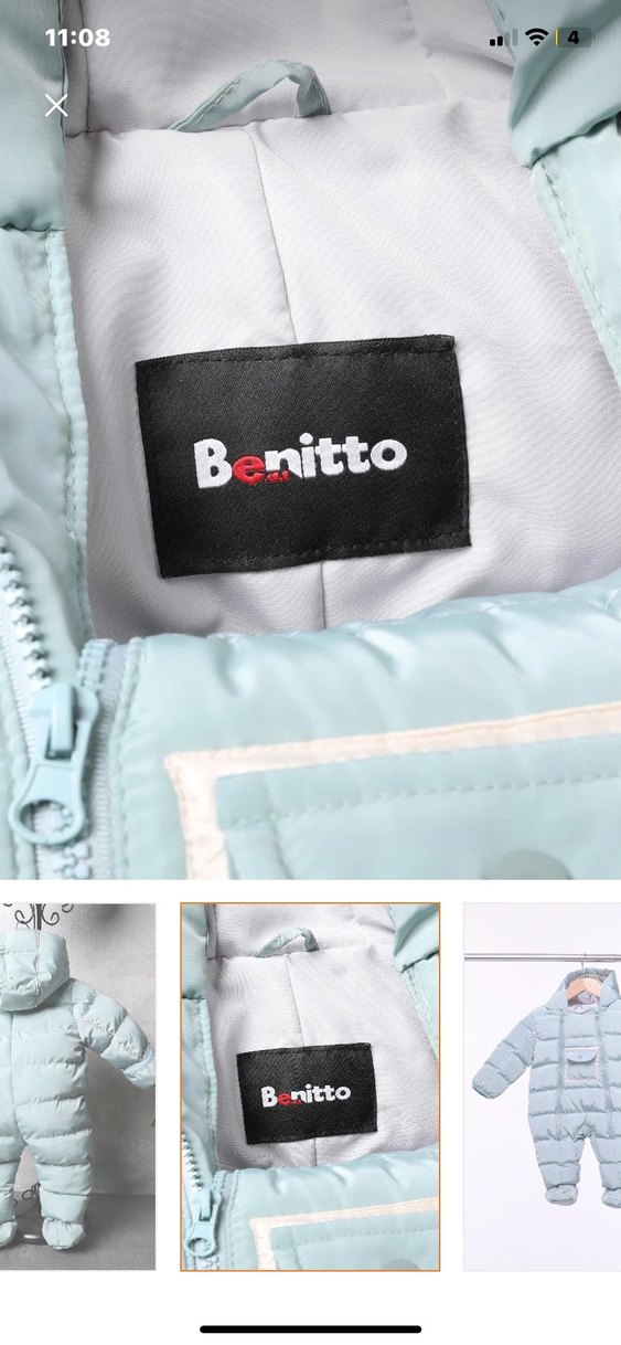 Benittokids Yeşil Bebek Astronot Tulum - Görsel 4