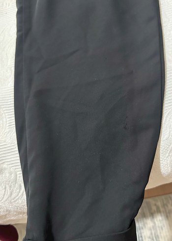 Diğer Siyah Rahat Kesim Kadın Kumaş Pantolon