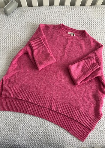 Pembe Kadın Triko Kazak