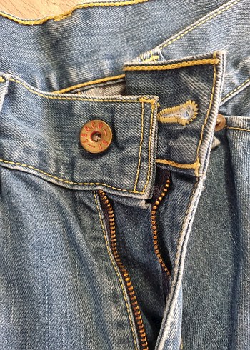 38 Beden Levi's Curved Özel Kesim Kadın Bol Denim Pantolon