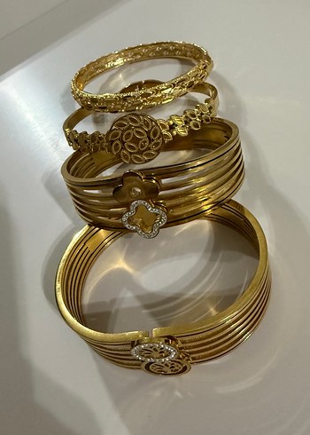  Beden Çelik gold bileklikler