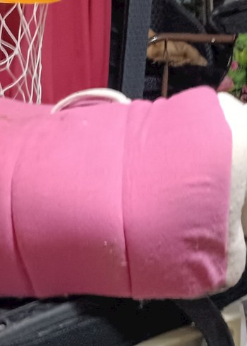 Pembe Renkli Kedi Yatağı yuvası - Görsel 2