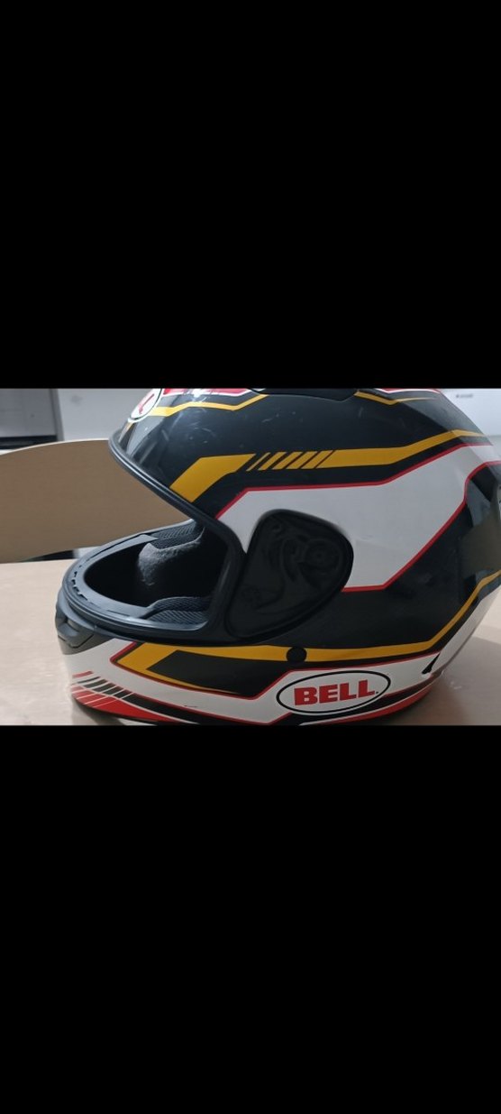 BELL Renkli Baskılı Motosiklet Kaskı cami yok - Görsel 3