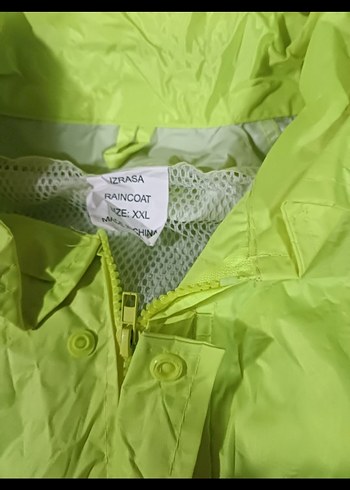 Erkek Sarı Reflektörlü Uzun Yağmurluk - Görsel 2