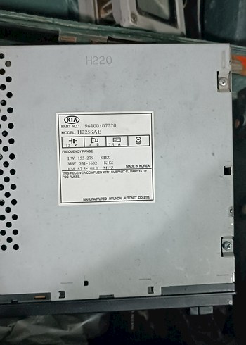 Kia Siyah Araç Müzik Sistemi soketi yok - Görsel 2