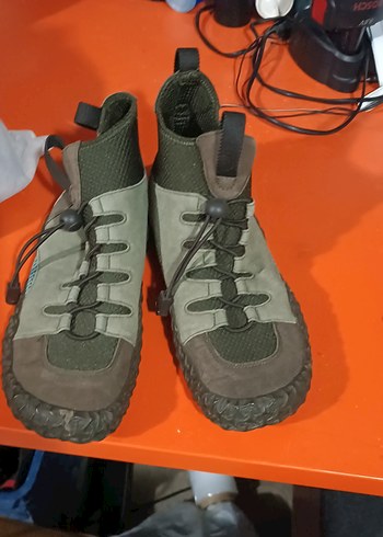 Gri Yılan Desenli Erkek Spor Ayakkabı Velcro - Görsel 2