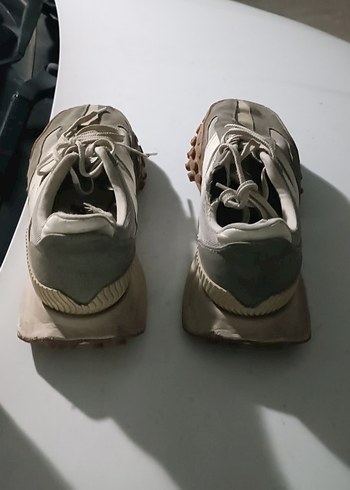 Bej Gri Spor  Spor Ayakkabı - Görsel 6