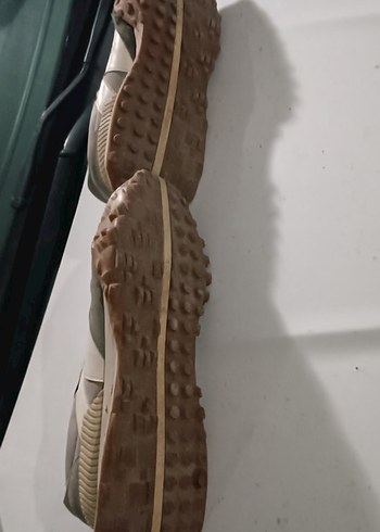 Bej Gri Spor  Spor Ayakkabı - Görsel 5