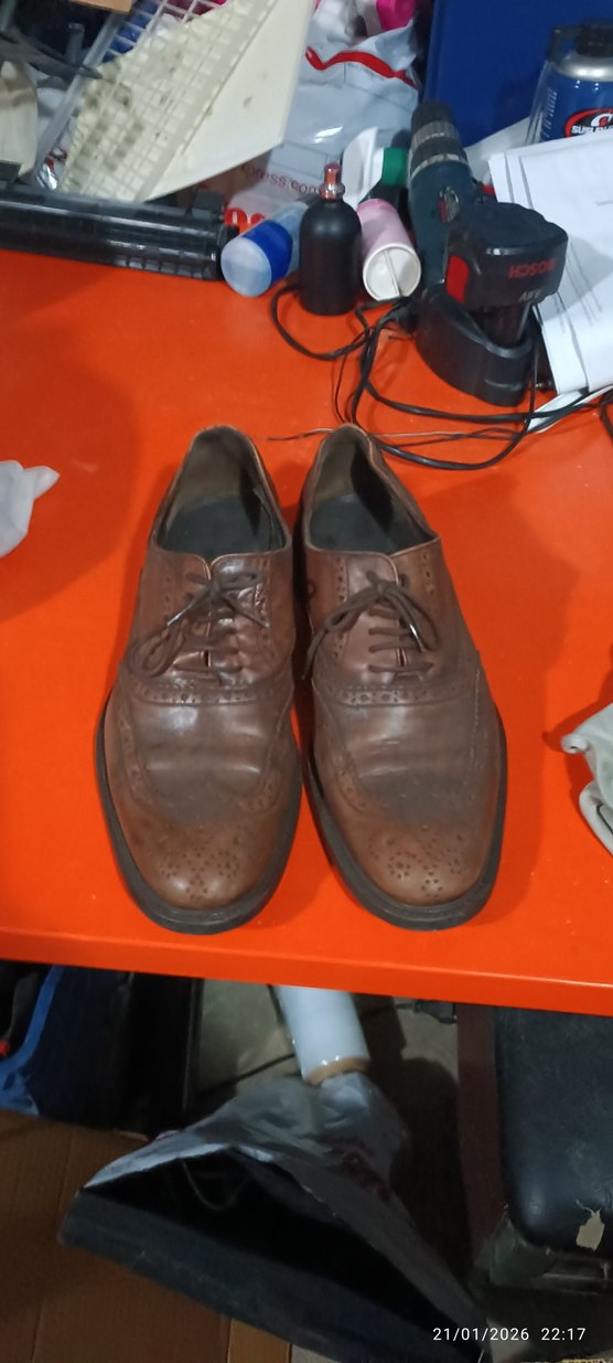 Kahverengi Deri Erkek Klasik Ayakkabı - Görsel 2