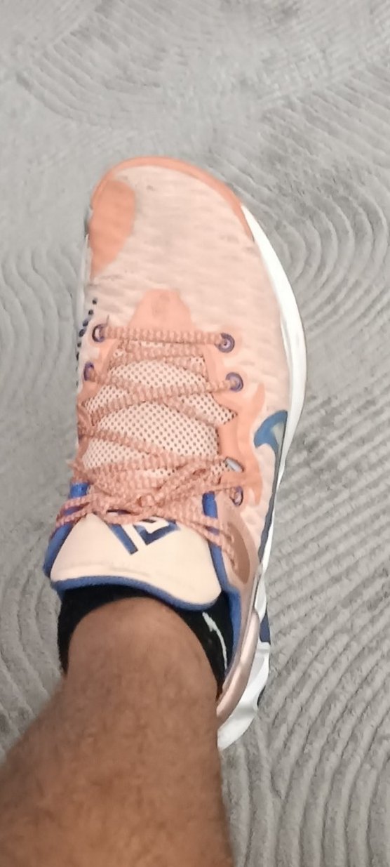 Pembe Pastel Bağcıklı Basketbol Ayakkabısı - Görsel 2