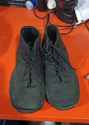 Siyah Bağcıklı Erkek Kauçuk Bot - Görsel 2