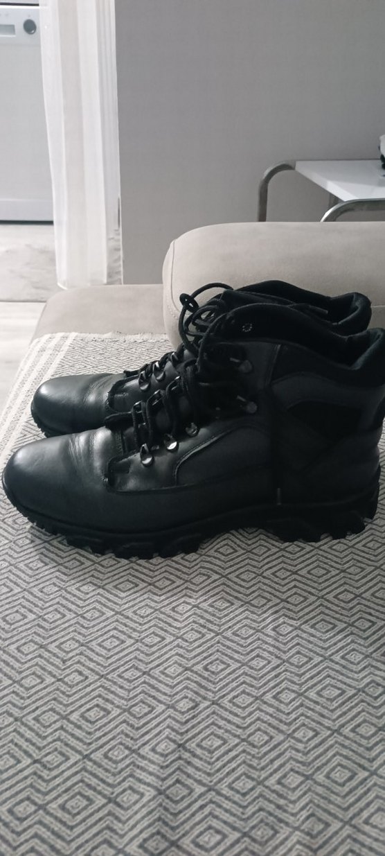 Siyah Deri Goth Erkek Botları - Görsel 2