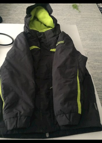 Siyah Fermuarlı Erkek Çocuk Biker Ceket - Görsel 3