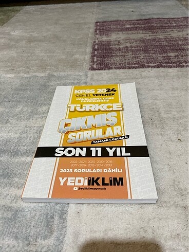 TÜRKÇE KPSS SON 11 YIL ÇIKMIŞ SORULAR 2024