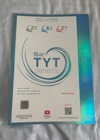 345 10 Adet TYT Matematik Deneme Kitabı