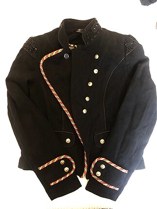 Siyah İtalyan Tasarım Ceket