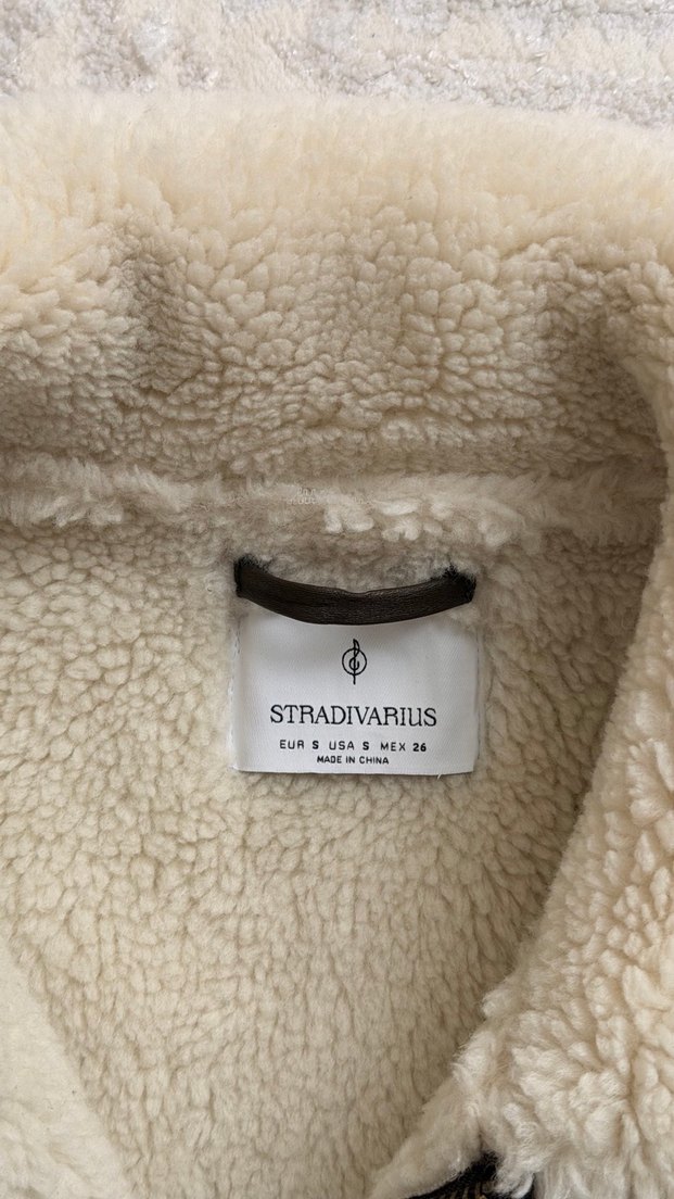 Kahverengi Kürklü Deri Kolsuz Ceket - Görsel 5