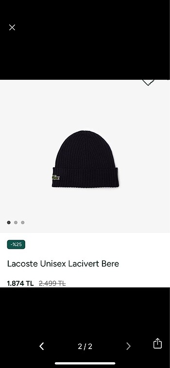 Lacoste Lacoste Marka Unisex Şapka