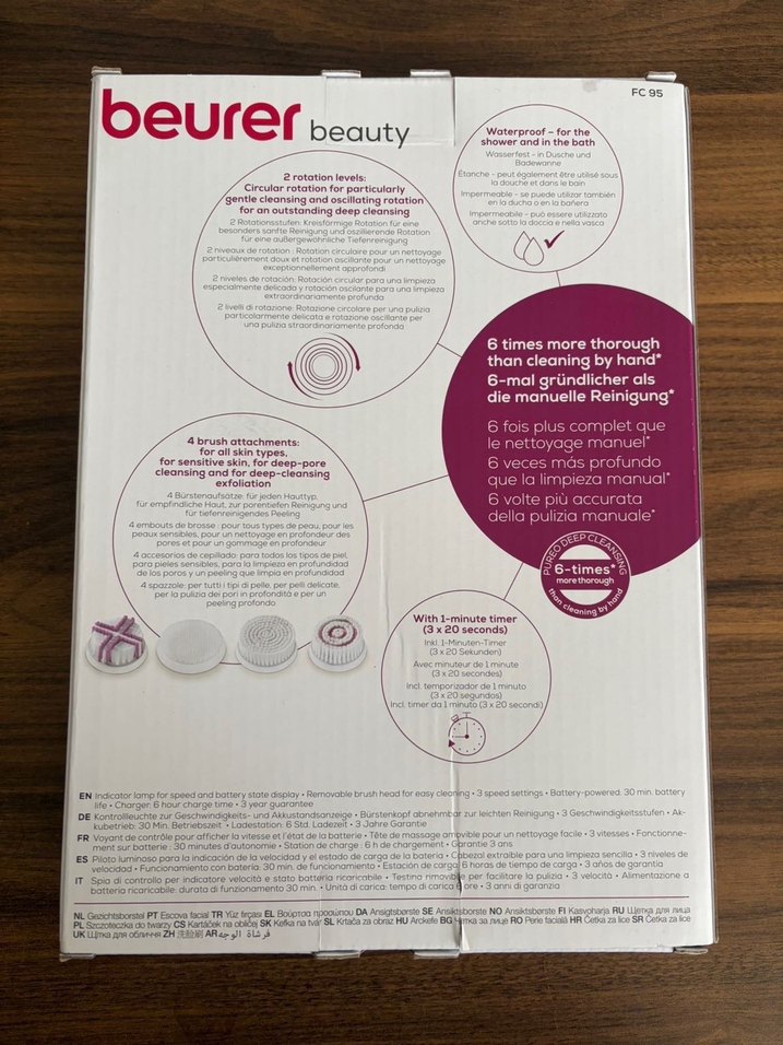 Beurer Fc95 Yüz Temizleme Fırçası - Görsel 2