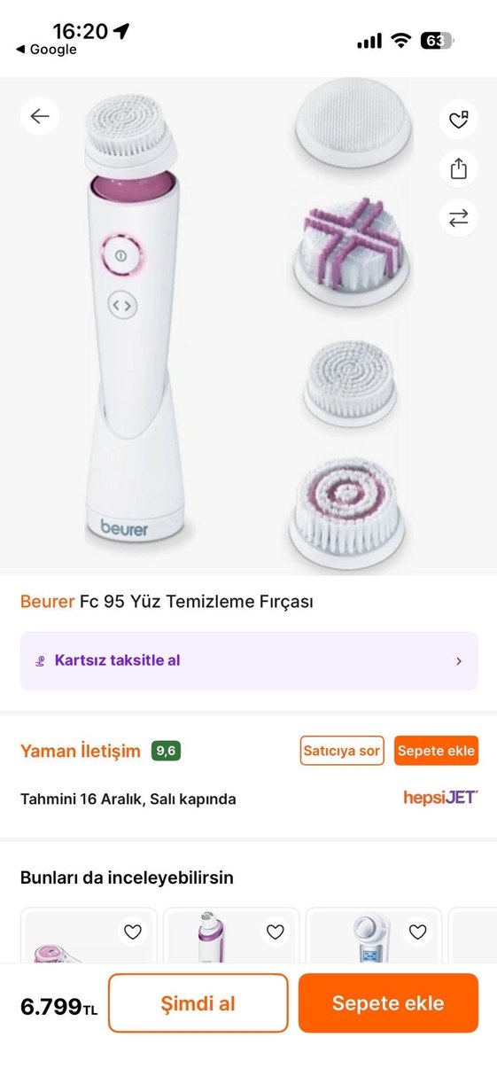 Beurer Fc95 Yüz Temizleme Fırçası - Görsel 5