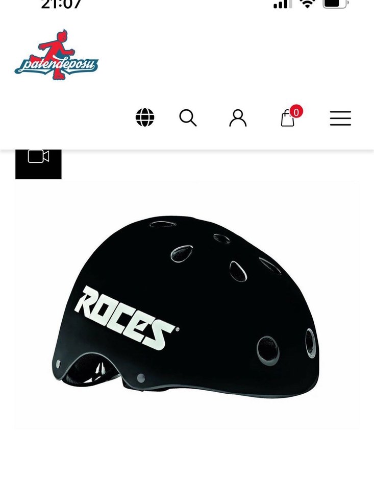 ROCES Siyah Kemerli Kayak Bisiklet Paten Kaskı - Görsel 5