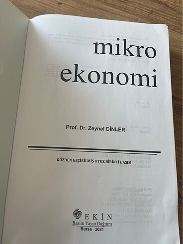  Mikroekonomi Kitap